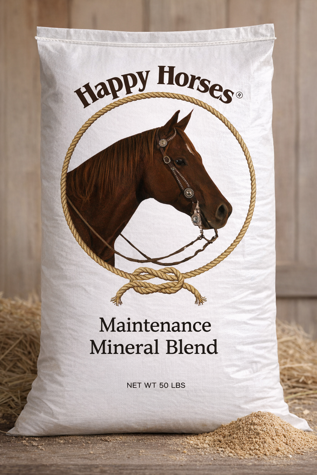 Happy Horses® Maintenance Mineral Blend (50lb Bag)