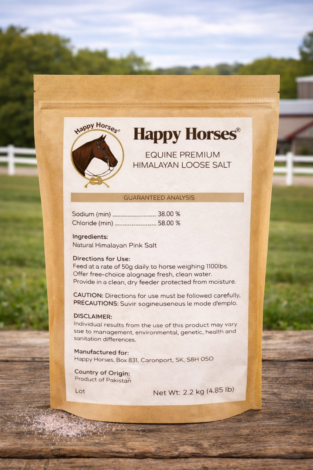 Happy Horses® Himalayan Salt - Loose (5lb Bag)
